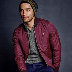 EDDIE BAUER - Gray Knit Pullover Sweater